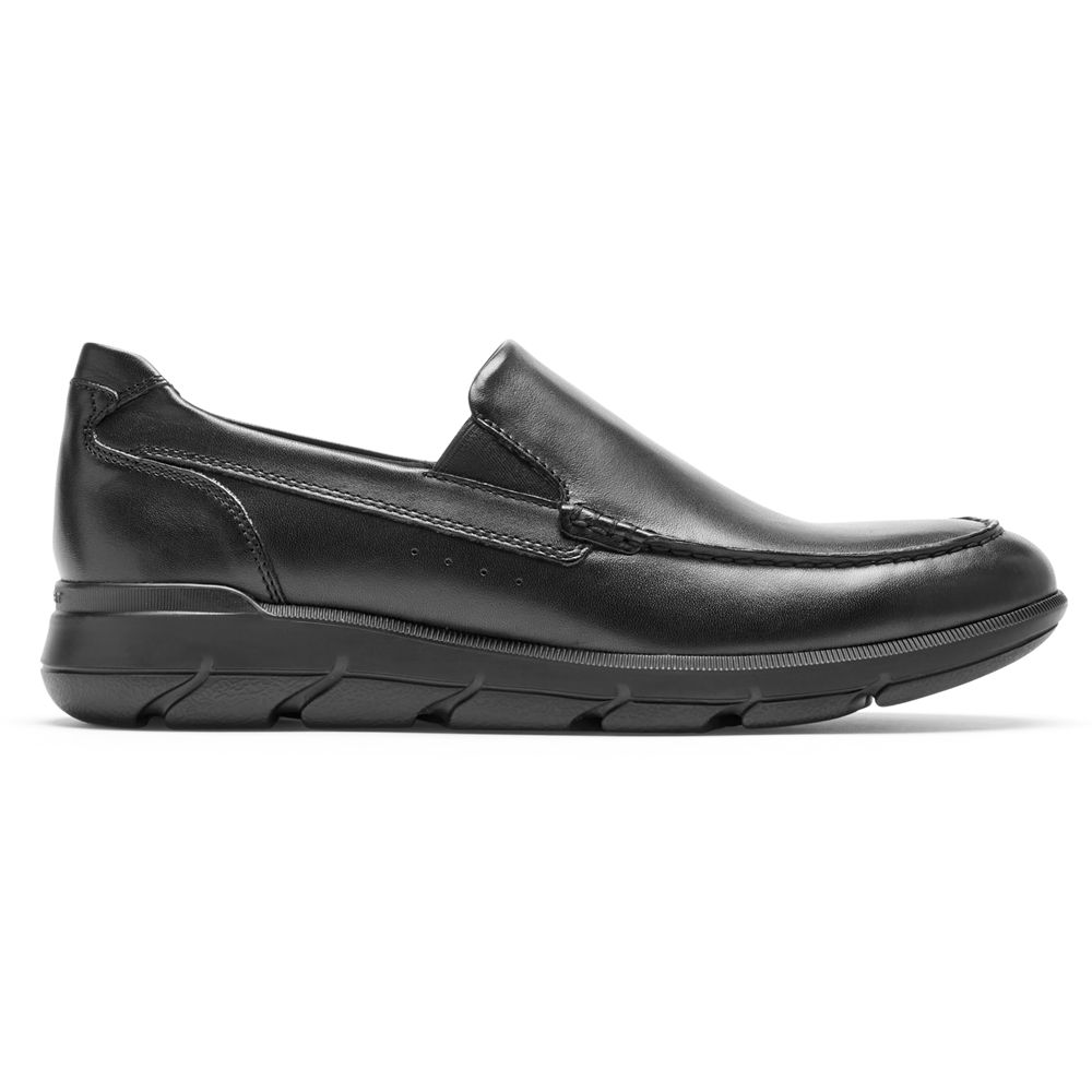 Mocassini Rockport Uomo - Grady Venetian - Nere - KYRLUTA-16